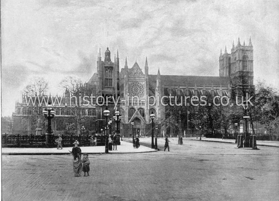 Westminster Abbey, London. c.1890's